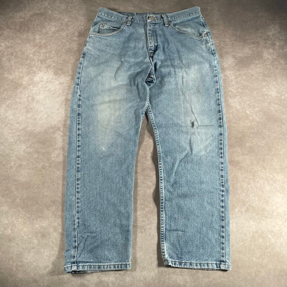 Vintage Y2K Wrangler Light Wash Denim Jeans Relaxed 33x27